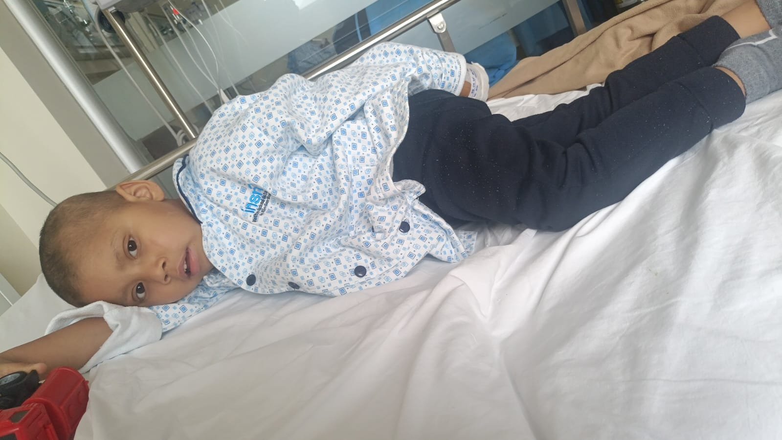 Francisco durante el tratamiento